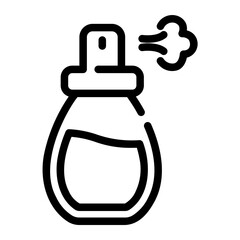 Obraz premium perfume line icon