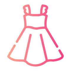 dress gradient icon