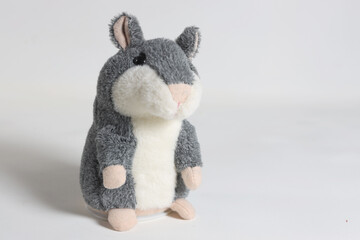 soft beautiful children's toy on a white background