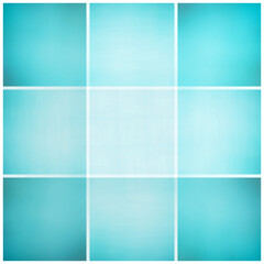 Abstract Checked Background in Turquoise and Mint Colours.