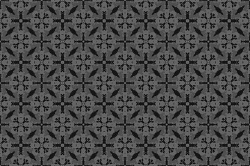 Abstract seamless pattern, seamless wallpaper, seamless background designed for use for interior,wallpaper,fabric,curtain,carpet,clothing,Batik,satin,background , illustration, Embroidery style.