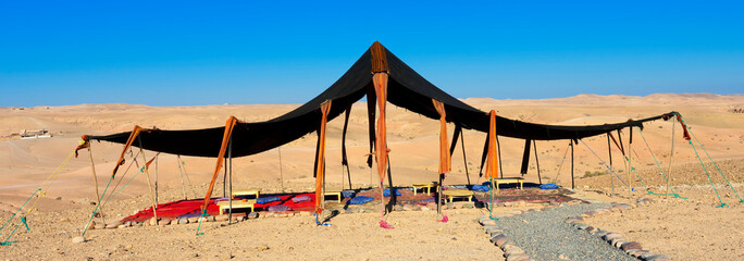 berber tent in the agafay desert