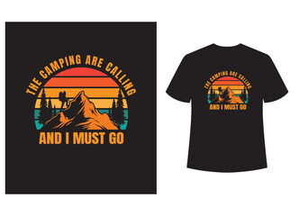 Camping t shirt design vector. camping vector. Mountain t shirt design vector,camping graphics vector, vintage explorer, adventure