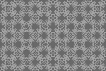 Abstract seamless pattern, seamless wallpaper, seamless background designed for use for interior,wallpaper,fabric,curtain,carpet,clothing,Batik,satin,background , illustration, Embroidery style.