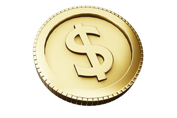 Virtual gold coin icon
