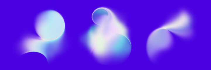 Set Of 3 Colorful Aura Light Bulbs