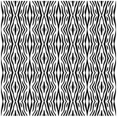 Vector pattern in geometric ornamental style. Black and white color.Seamless pattern.