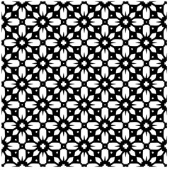 Vector pattern in geometric ornamental style. Black and white color.Seamless pattern.