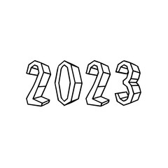 text 2023 celebration