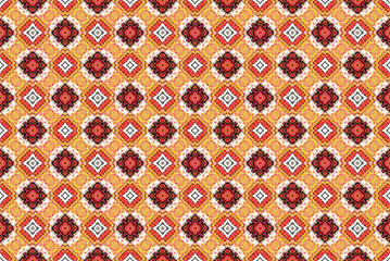 Abstract seamless pattern, seamless wallpaper, seamless background designed for use for interior,wallpaper,fabric,curtain,carpet,clothing,Batik,satin,background , illustration, Embroidery style.