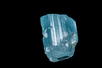 aquamarine on a black background