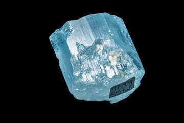 aquamarine on a black background