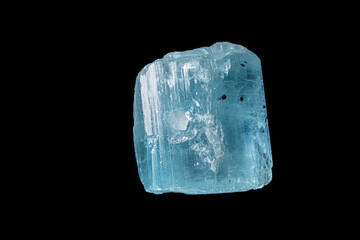 aquamarine on a black background