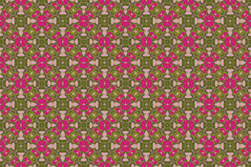 Abstract seamless pattern, seamless wallpaper, seamless background designed for use for interior,wallpaper,fabric,curtain,carpet,clothing,Batik,satin,background , illustration, Embroidery style.