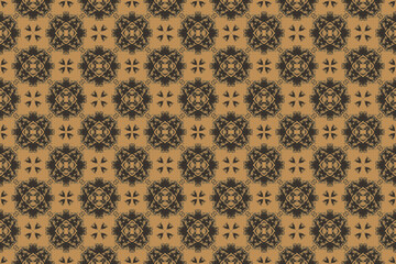 Abstract seamless pattern, seamless wallpaper, seamless background designed for use for interior,wallpaper,fabric,curtain,carpet,clothing,Batik,satin,background , illustration, Embroidery style.