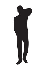 silhouette of a person