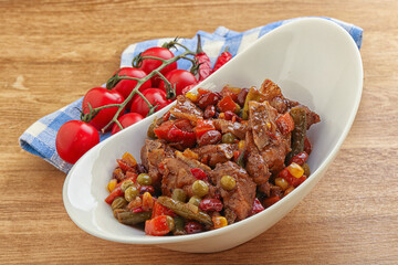 Roasted pork with oyster sauce