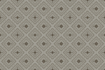 Abstract seamless pattern, seamless wallpaper, seamless background designed for use for interior,wallpaper,fabric,curtain,carpet,clothing,Batik,satin,background , illustration, Embroidery style.