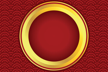 Asian oriental ornament background, suitable for lunar new year or Chinese festival event