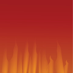 abstract red orange fire vector illustration