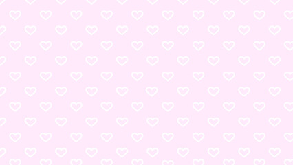 pink background with white hearts