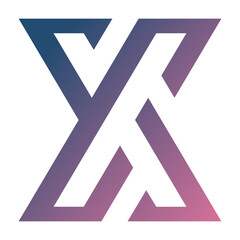 Obraz premium Logo X pour vos logotypes et créations graphiques.