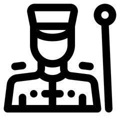 Marching Band Icon Line