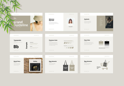 Minimal Brand Guideline Presentation
