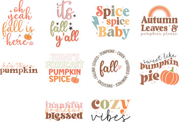 Fall SVG Design Bundle