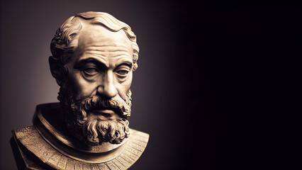 Illustration of the sculpture of Johannes Kepler. A German astronomer, mathematician, astrologer, and natural philosopher.