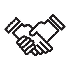 Obraz premium handshake icon