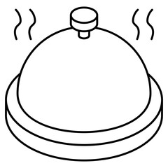 Trendy design icon of cloche