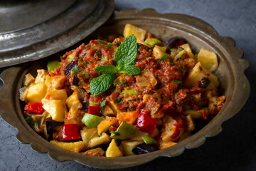 Turkish style mixed vegetable fried (Karisik Kizartma)