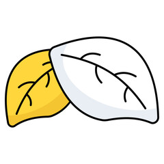 Trendy design icon of leaves 