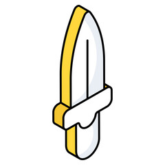 A creative design icon of daggers 