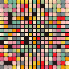 Color checkered squares background abstract illustration