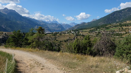 Mont Dauphin Frankreich mit Église d'Eyglier