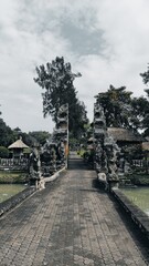 Entrance Gate
Taman Ayun temple entrance surrounded by water