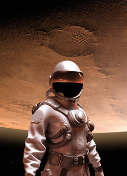 Mars exploration, illustration