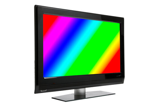 Colours on a flat screen television