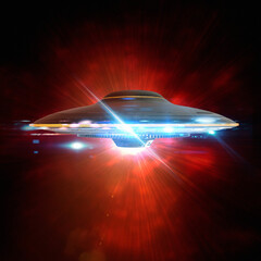 UFO, conceptual illustration