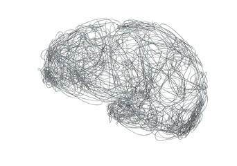Human brain, illustration