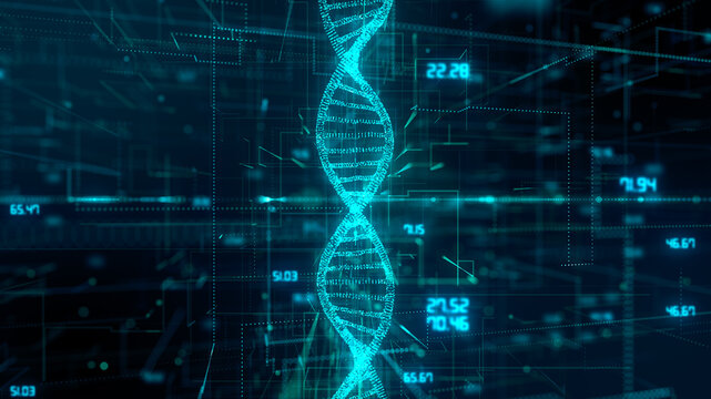 DNA molecule, illustration
