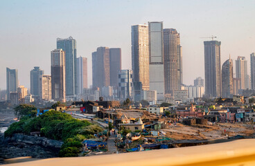 Mumbai is the financial capital of India and is known for its high levels of economic activity. However, like many large cities, it also has a significant wealth gap.