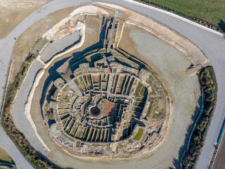 Vilars Fortress in Arbeca, Lleida Spain Iberian settlement 775 BC-300 BC