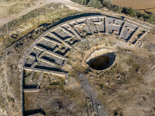 Iberian site of the Estinclells, from the 3rd century BC, in Verdu.