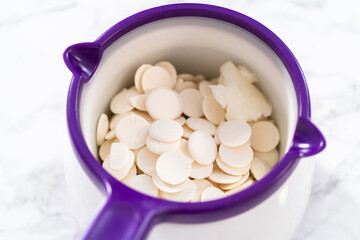 Red White and Blue Chocolate Covered Pretzel Twists