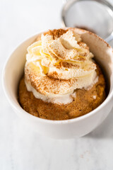 Pumpkin mug cake