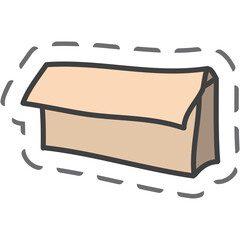 Aesthetic Cloth Pencil Case Sticker Back To School