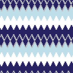 Argyle Fair Isle Seamless Pattern Design